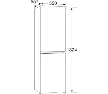 Etna KOELKAST COMBI BOTTOM KCV182NWIT