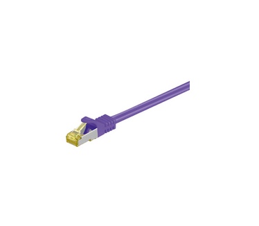 Microconnect CAT 7S/FTP  RJ45 PURPLE 0.50m Cat 7 PIMF tested up to 600MHz