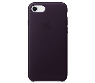 Apple Leren hoesje voor iPhone 8/7 Aubergine