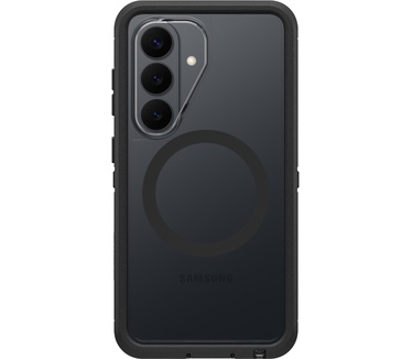 Otterbox Defender Pro XT Clear Series voor Samsung Galaxy S26, Dark Side - Geen retailverpakking (iPhone 17 Pro Max) Transparant