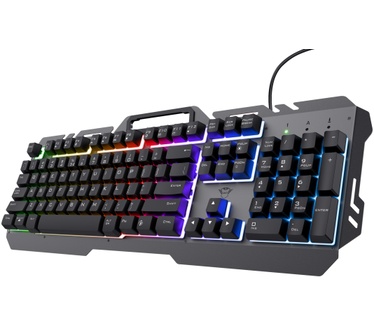 Trust GXT 853 Esca Metal Rainbow Gaming Keyboard (Qwerty US)