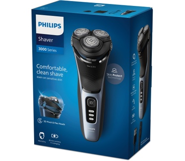 Philips Shaver 3000 Series S3243/12 Elektrisch scheerapparaat voor nat en droog scheren