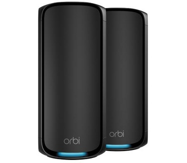 Netgear Orbi BE27000 mesh WiFi-systeem, 2 stuks, Zwart