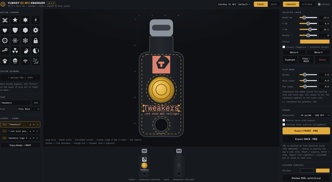 Yubikey Engraver
