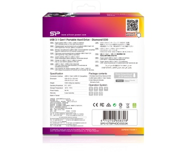 Silicon Power Diamond D3S 1TB Zwart