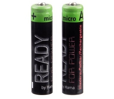Hama Ready4Power NiMH 2xAAA 1Ah