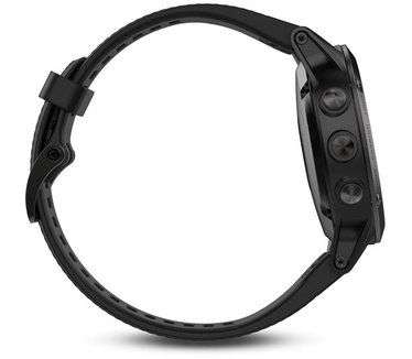 Garmin Fenix 5 (47mm, sapphire glas) HRM bundel Zwart (Zwart)