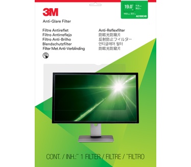 3M Filter anti-schittering voor standaardscherm voor desktop 19"