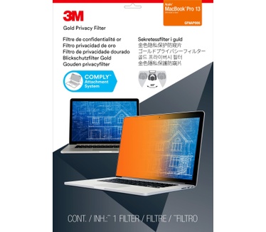 3M Gold Privacyfilter voor Apple® MacBook Pro®13” (model 2016 of nieuwer)