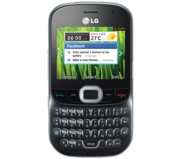 LG C360 Zwart (Telfort-prepaid)