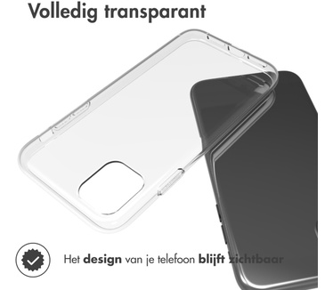 Accezz Clear Backcover iPhone 11 - Transparant