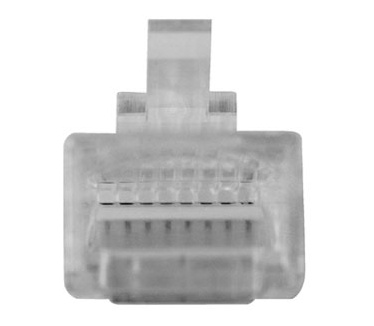 Advanced Cable Technology RJ45 (8P/8C) modulaire connector voor ronde kabel met soepele aders