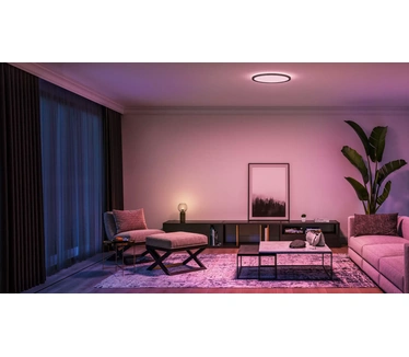 Philips Hue Tento Rond | White and Color Ambiance | Groot Zwart
