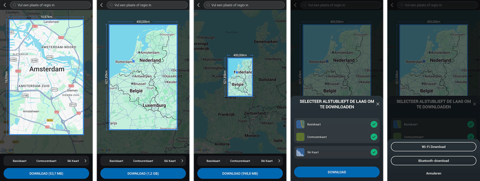 Amazfit Balance 2 - kaartdownload