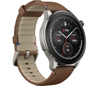 Amazfit GTR 4 Zilver (Bruin)