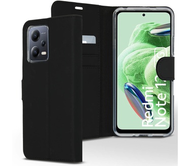 Accezz Wallet Softcase Bookcase Xiaomi Redmi Note 12 / Xiaomi Poco X5 5G - Zwart