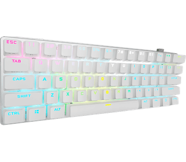 Corsair K70 Pro Mini Wireless 60% - White - Cherry mx Red - Qwerty (US)