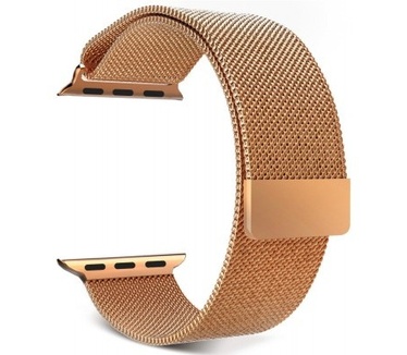 qMust Milanees armband voor Apple Watch 42mm - Rose Gold