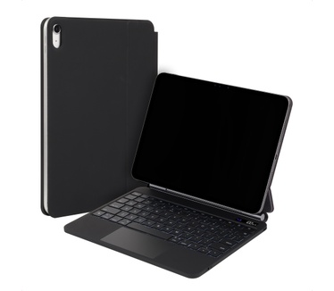 Accezz Magnetic Bluetooth Keyboard voor de Apple iPad 11 (2025) 11 inch A16 / iPad 10 (2022) 10.9 inch - QWERTY / NL - Zwart