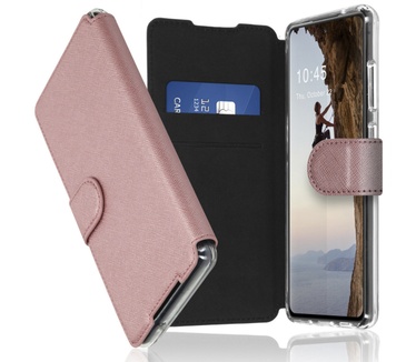 Accezz Xtreme Wallet Bookcase Galaxy S21 Ultra - RosГ© Goud