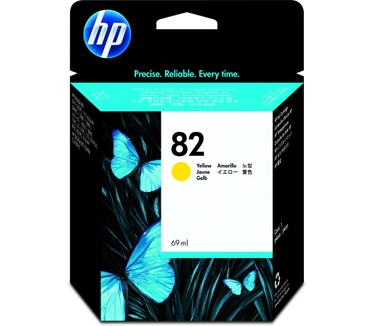 HP 82 69-ml Yellow Ink Cartridge