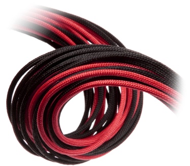 Cablemod Basic Cable Extension Kit - 8+6 Pin Series - Zwart/Rood Rood, Zwart