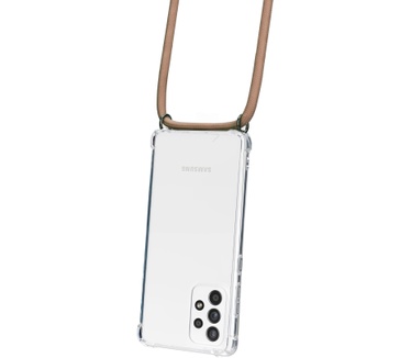 Mobiparts Lanyard Case Samsung Galaxy A52 (2021) Nude Cord