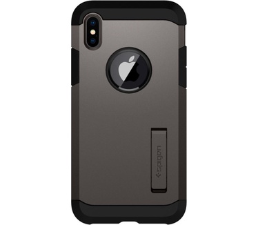 Spigen Apple iPhone X Hoesje Tough Armor Grijs