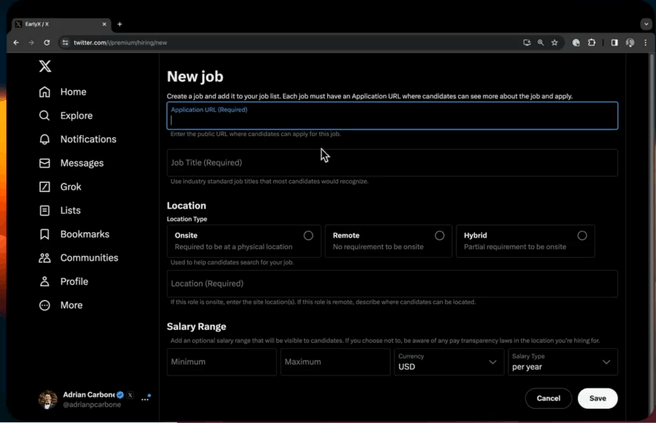 X Hiring