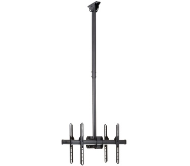 Startech.com Plafond TV beugel voor twee back-to-back schermen 1m tot 1,5m stang