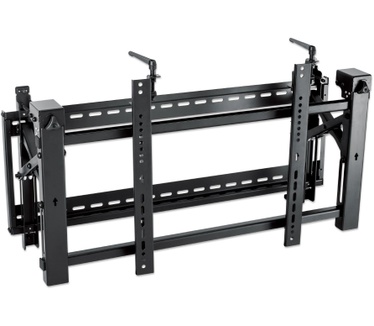 Manhattan Video Wall Mount, Pop Out, 1 Screen, 45"-70", VESA 200x200mm to 600x400mm, Tilt -5° to 3°, Max 70kg, Black, Box