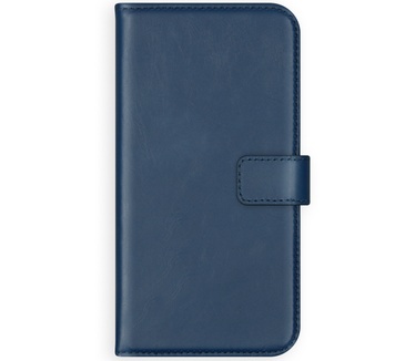 Selencia Echt Lederen Bookcase Samsung Galaxy A71 - Blauw