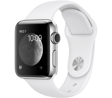 Apple Watch 2 (Sportbandje, 42mm) Zilver (Wit)