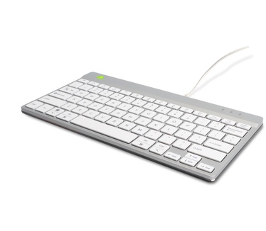 R-Go Tools Compact Break, Bedraad, Qwerty US, Wit
