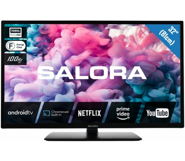 Salora 330 series 32FA330. Beeldschermdiagonaal: 81,3 cm (32"), Resolutie: 1920 x 1080 Pixels, HD type: Full HD, Display technologie: LED, Beeldscherm vorm: Flat, LED backlight-type: Direct-LED. Smart TV. Motion interpolation technologie: BPR (Best Pictur