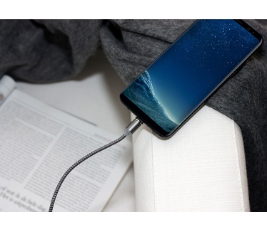 Mobiparts Magnetic USB-C to USB Cable 1.5A Dark Grey 1m