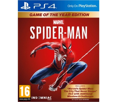 Spider-Man: Game of the Year Edition, PS4