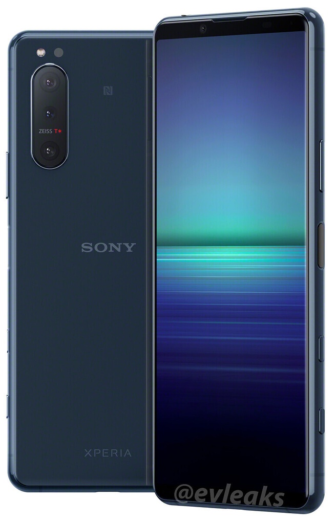 Sony Xperia 5 II, bron: @evleaks