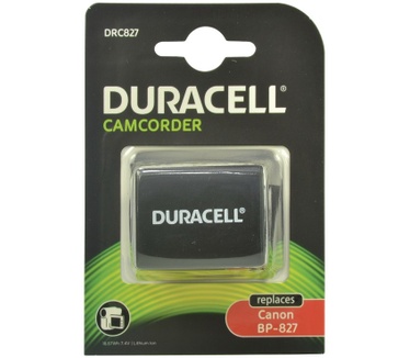 Duracell Camcorder Battery - replaces Canon BP-827 Battery