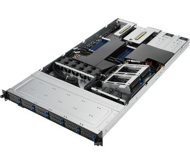 ASUS RS500A-E11-RS12U - Server - rack-uitvoering - 1U - 1-wegs - zonder CPU - RAM 0 GB