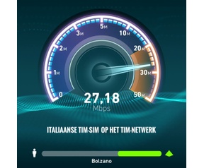 Datasnelheid T-Mobile Italie 2017
