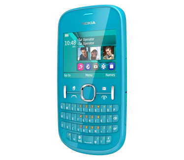Nokia Asha 200 Aqua Blauw