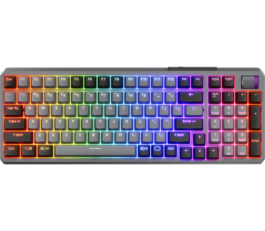Cooler Master MK770, Kailh Box V2 Red, Azerty BE, Grijs
