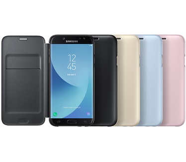 Samsung Galaxy J7 (2017) Wallet Cover (Samsung Galaxy J7 (2017)) Zwart