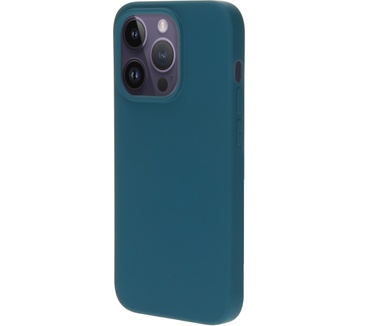 Mobiparts Silicone Cover Apple iPhone 14 Pro Blueberry Blue