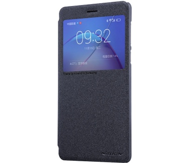 Nillkin New Sparkle S-View Book Case voor Huawei Honor 6X - Zwart Zwart