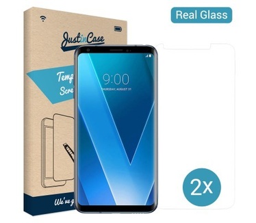 Just in Case Tempered Glass LG V30 - 2 pack