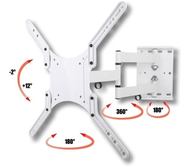 Techly Ultra Slim Wall Support for LCD LED 23-55 White" ICA-PLB 136MW