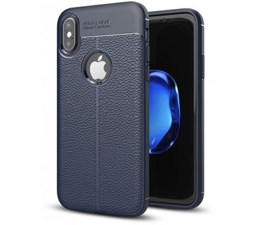 Just in Case Apple iPhone X Back Cover Blauw