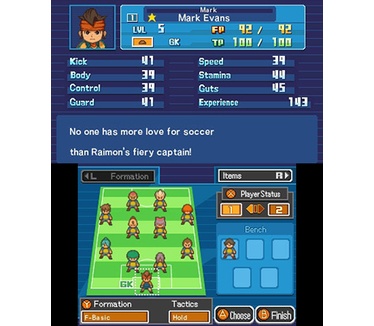 Inazuma Eleven 3: Team Ogre Attacks!, Nintendo 3DS (XL)